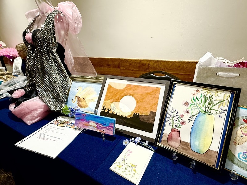 Cancer Survivorship Celebratory Luncheon displays