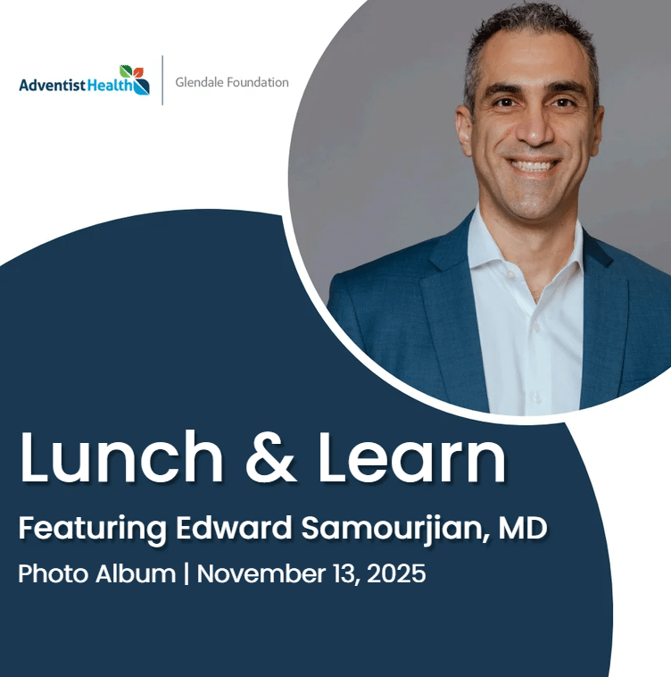 Lunch & Learn featuring Edward Samourjian, MD