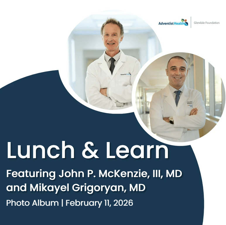 Lunch & Learn photos John P. McKenzie III, MD, and Mikayel Grigoryan, MD